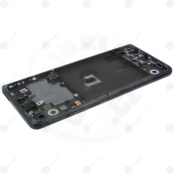 Samsung originální LCD a dotyková vrstva pro A51 5G - černá