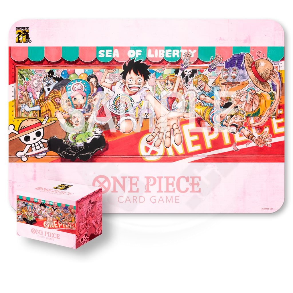 One Piece TCG - Playmat and Card Case Set 25th Edition