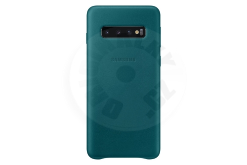 Samsung Kožený zadný kryt Galaxy S10 - zelená