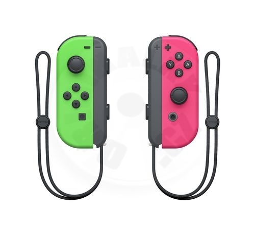 Nintendo Joy-Con Pair - neon zelený a neon růžový (Switch)