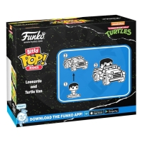 Funko Bitty Pop! Rides: Teenage Mutant Ninja Turtles - Leonardo and Turtle Van Vinyl Figur_(2)