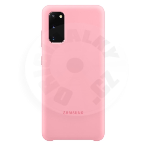 Samsung Silikonový zadný kryt S20 - ružová