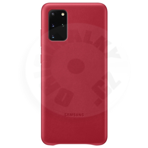 Samsung Kožený zadný kryt S20+ - červená
