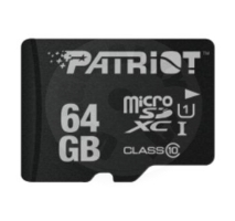Patriot microSDXC Memory Card 64GB UHS-I U1 Class 10 Patriot microSDXC Memory Card 64GB UHS-I U1 Class 10