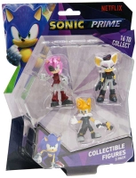 Sonic Prime balení 3 figurek - 6,5cm ( Amy Rose)