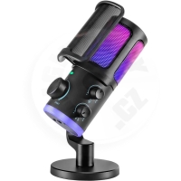 FIFINE AM6 - USB kondenzátorový RGB herní mikrofon s POP filtrem a tlačítky - černá (PC) FIFINE AM6 - USB kondenzátorový RGB herní mikrofon s POP filtrem a tlačítky - černá (PC)