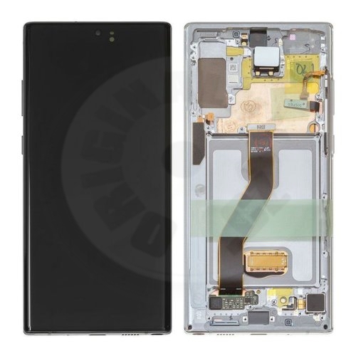 Samsung originální LCD a dotyková vrstva pro Note 10+ - bílá