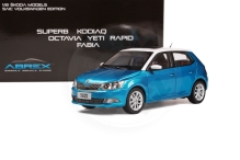 ABREX - Škoda Fabia III (2015) 1:18 - Modrá Metalíza