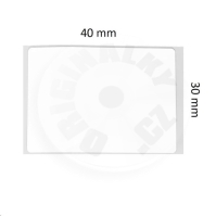Niimbot štítky ER 40x30mm 230ks Průhledné pro B21, B21S, B3S,B1 (3)