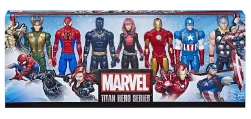 Pack de 7 figurines 30 cm - Marvel Avengers Titan Hero Series