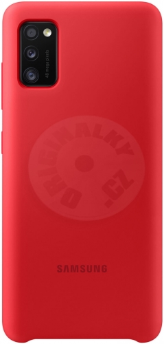 Samsung  Silicone Cover  A41  -  Red