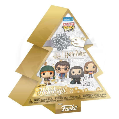Funko Pocket Pop! 4-Pack: Harry Potter - Happy Holidays Vinyl Figures_(1)