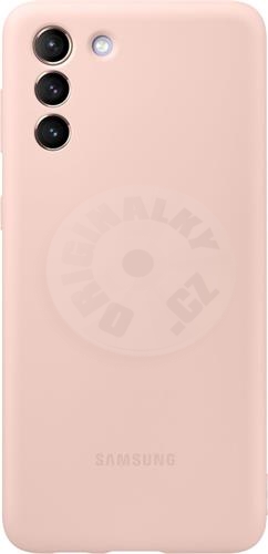 Samsung Silikonový zadní kryt - S21+ - růžová