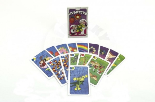 Bonaparte Quartet Come with us to a fairy tale board game - cards in a paper box 6x9x1,5cm