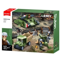 Sluban WWI M38-B1296 Tank Mark Vs