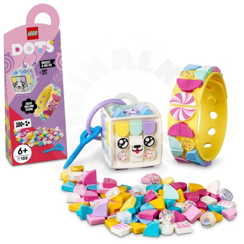 LEGO® DOTS 41944 Candy Kitty Bracelet & Bag Tag