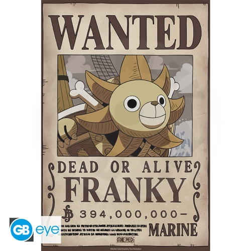 ONE PIECE - Poster Chibi 52x38 - Wanted Franky Wano_(1)
