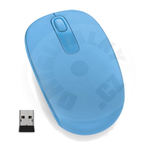 Microsoft Wireless Mobile Mouse 1850, azurově modrá (PC)