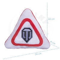 Polštář - World of Tanks, 24 cm white