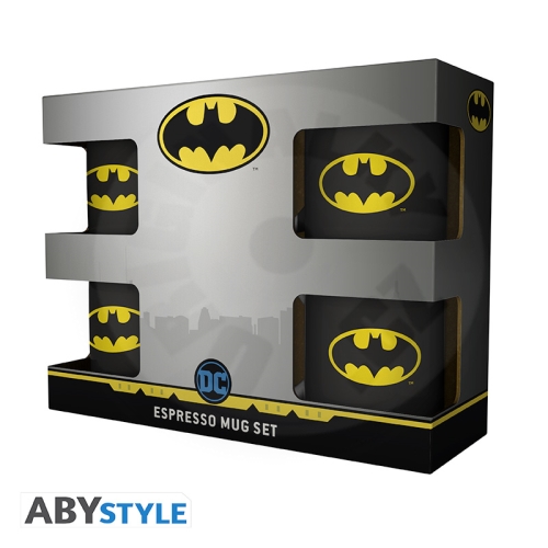 DC COMICS - Set 4 espresso mugs - Batman Iconic_(1)