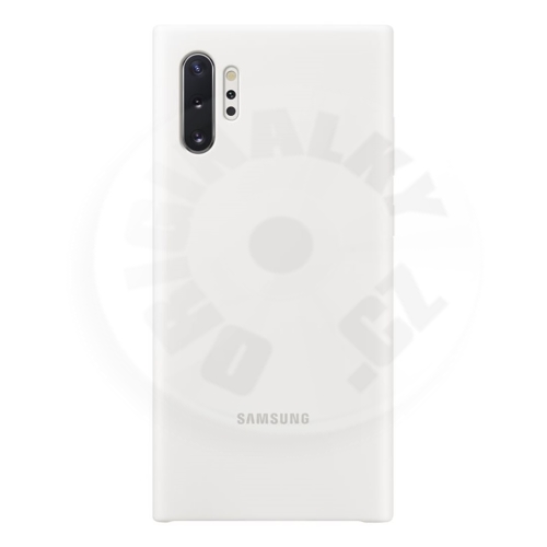 Samsung Silikonový zadní kryt Note 10+ - bílá