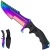 Pevný nůž "HUNTSMAN RAINBOW" s pouzdrem - CS:GO