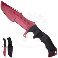 Pevný nůž "HUNTSMAN RED" s pouzdrem - CS:GO Pevný nůž "HUNTSMAN RED" s pouzdrem - CS:GO