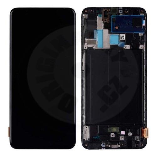 Samsung original LCD and touch layer for A70 - black