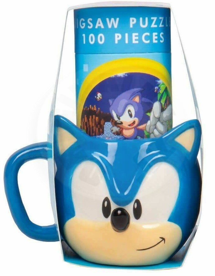 Mug - Sonic The Hedgehog + puzzle
