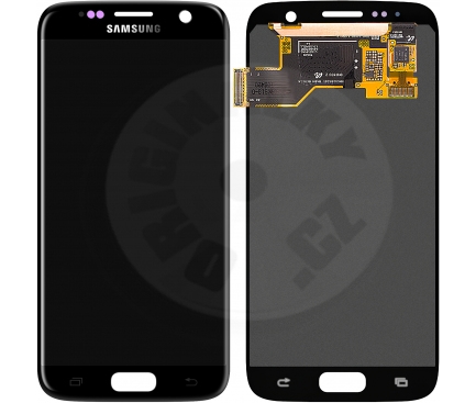 Samsung originálne LCD a dotyková vrstva pre Galaxy S7 G930 - čierna