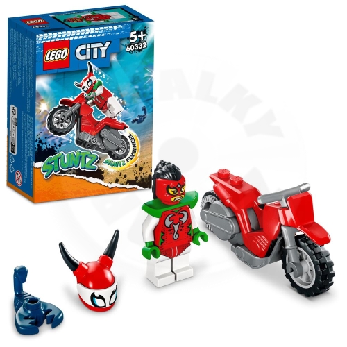 LEGO® City 60332 Škorpiónova kaskadérska motorka