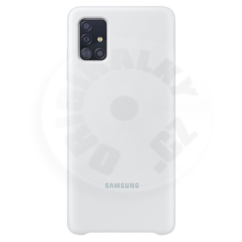Samsung Silikonový zadní kryt A51 - bílá