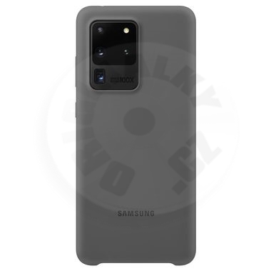 Samsung Silikónový zadný kryt Galaxy S20 Ultra - sivá