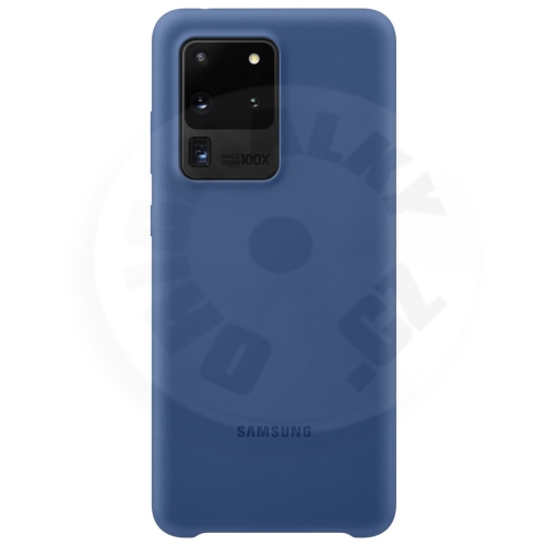 Samsung Silikonový zadní kryt S20 Ultra - modrá