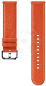 Samsung Kožený řemínek Galaxy Watch 20mm - oranžová