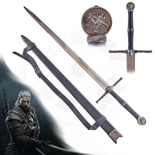 Meč - Ocelový "Steel Sword" - Zaklínač - 121,3 cm