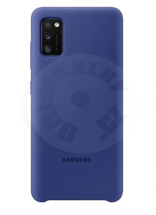 Samsung Silikonový zadný kryt A41  - modrá