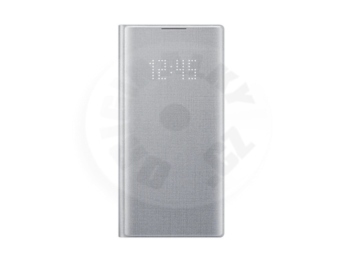 Samsung Flipové pouzdro Led View Note 10 - stříbrná