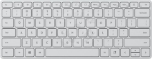 Microsoft Bluetooth Designer Compact Keyboard, white, Swiss / Lux
