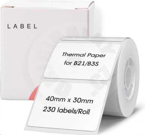 Niimbot štítky R 40x20mm 320ks Bílé pro B21, B21S, B3, B1S