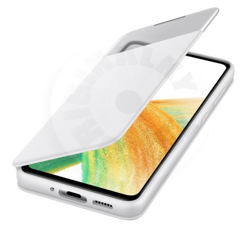 Samsung Praktické flipové pouzdro - A33 - bílá