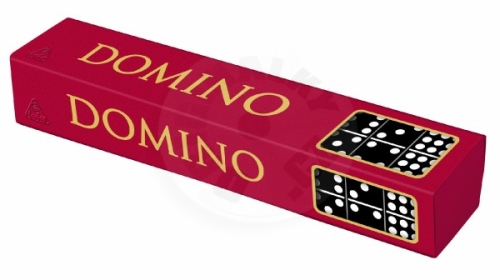Detoa Domino board game wood 55pcs in a box 23,5x3,5x5cm