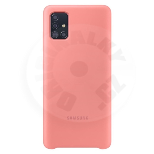 Samsung Silikonový zadní kryt A51 - růžová