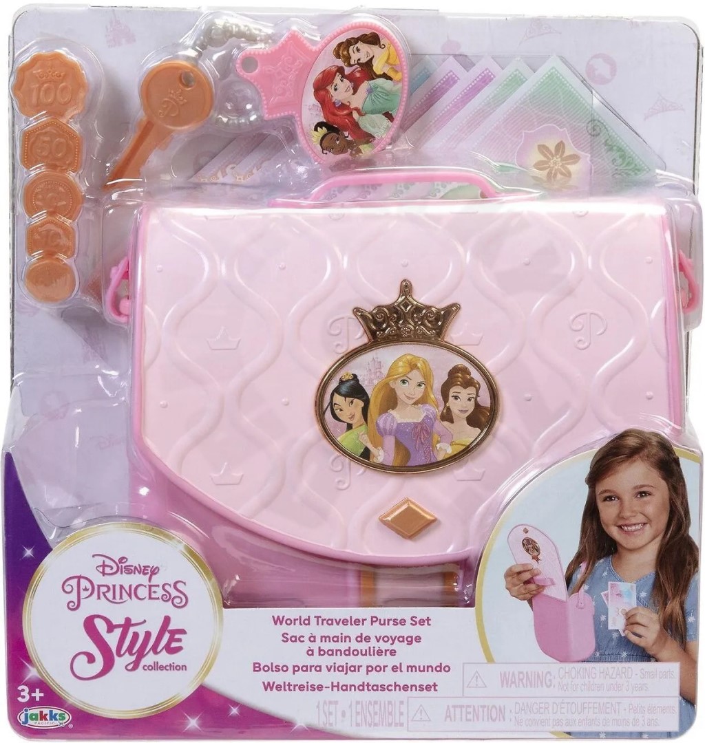DISNEY PRINCESS STYLE Collection WORLD TRAVELER PURSE SET with Accessories  £13.90 - PicClick UK
