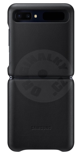 Samsung Leather Cover Z Flip - black