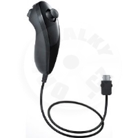 Nintendo Wii/Wii U Nunchuk Controller Black, použité