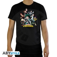 MY HERO ACADEMIA - Tshirt "Heroes" man SS black - basic 2XL_(1)