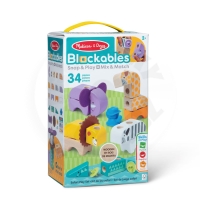 Melissa &amp; Doug Blockables Stavebnice Safari Hrací Sada