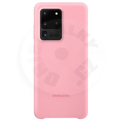 Samsung Silikonový zadní kryt S20 Ultra - růžová
