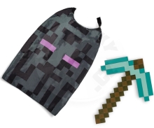 Minecraft kostým - Diamantový krumpáč a plášť